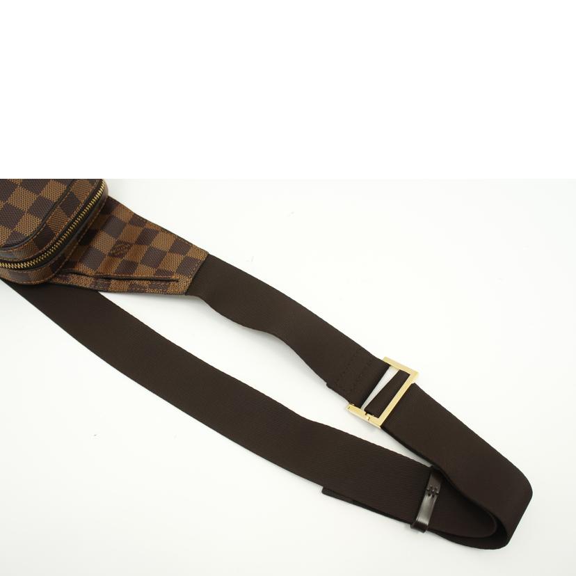 LOUIS VUITTON ルイヴィトン ルイ・ヴィトン ビトン ダミエ・エベヌ 市松模様 ブラウン 茶 ウエストポーチ ショルダーバッグ ハンドバッグ トートバッグ ブラウン メンズ レディース 定番 人気 LV 斜め掛け 肩がけ/ジェロニモス/ダミエ/エベヌ/N51994//UB5***/SAランク/75
