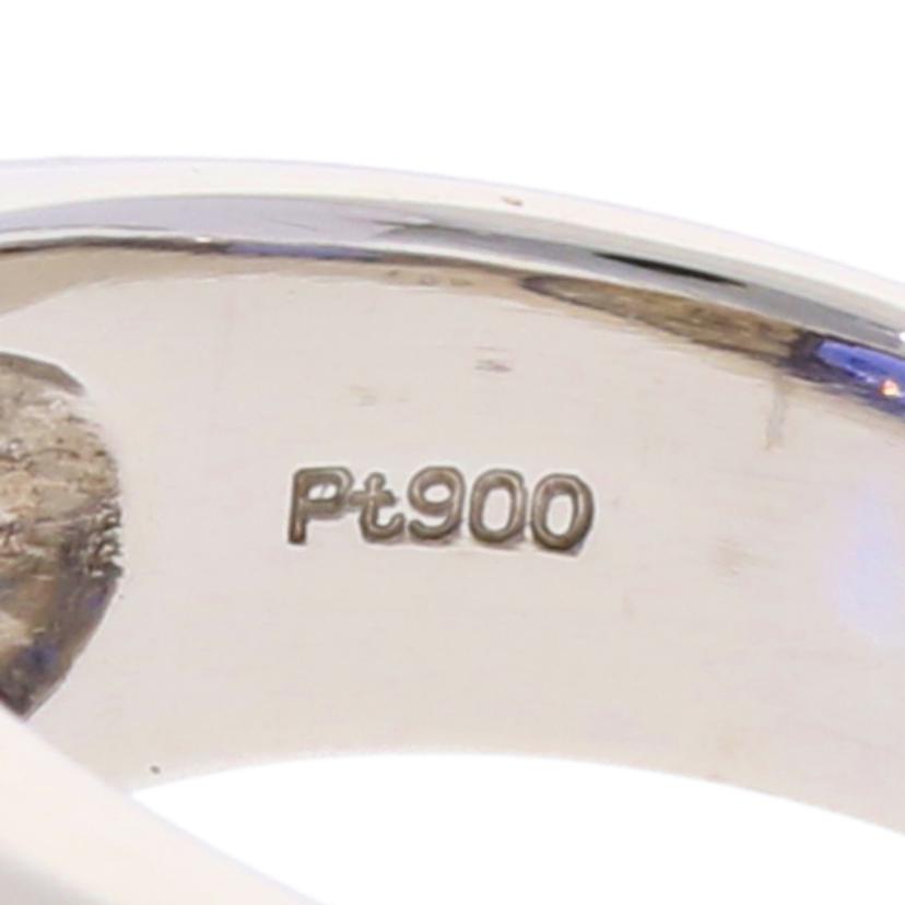 PT900タンザナイトダイヤリング6.07/D0.10ct//Aランク/75