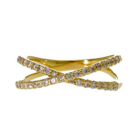 K18ダイヤリング0.27ct//Aランク/75