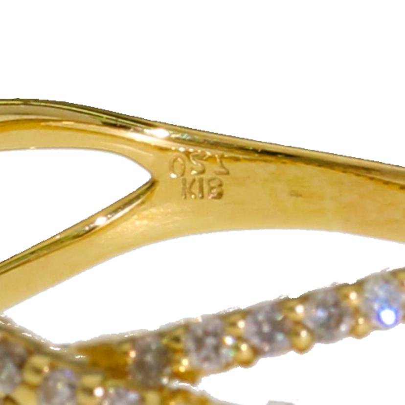 K18ダイヤリング0.27ct//Aランク/75