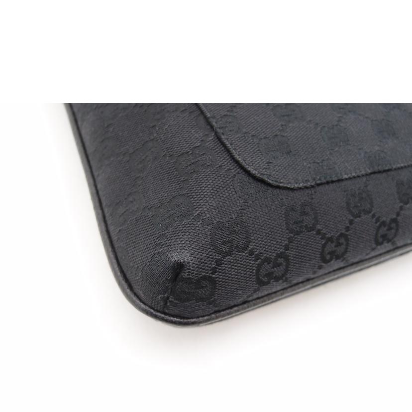 GUCCI グッチ 黒 斜め掛け 肩掛け レディース メンズ/GGキャンバスショルダー/ブラック/122793//467***/Aランク/69