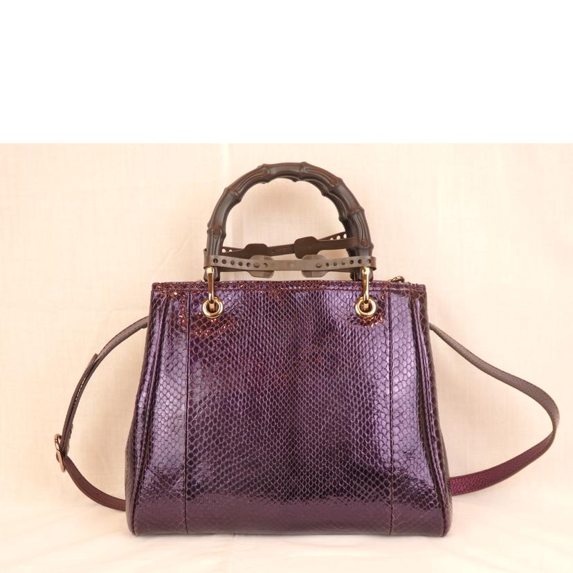 GUCCI GUCCI/バンブーショッパースモールトート/2WAYバッグ/336032//520981/ABランク/93