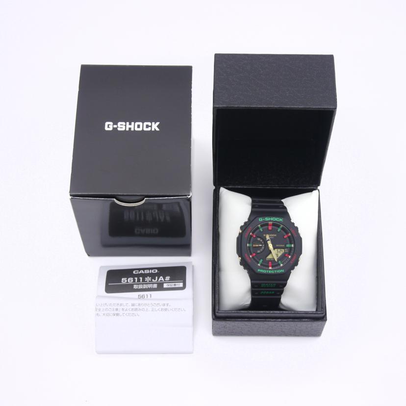 CASIO カシオ/G-SHOCK/デジアナ/ウインタープレミアム/GA-2100TH-1AJF//5611/SAランク/75