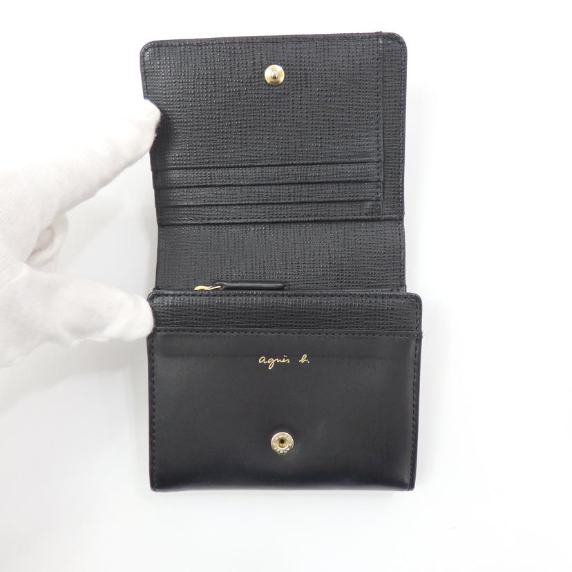 agnes b アニエスベー/二つ折り牛革財布//ABランク/77