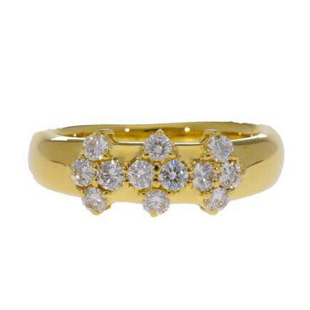 星の砂/K18ダイヤリング0.47ct//Aランク/75