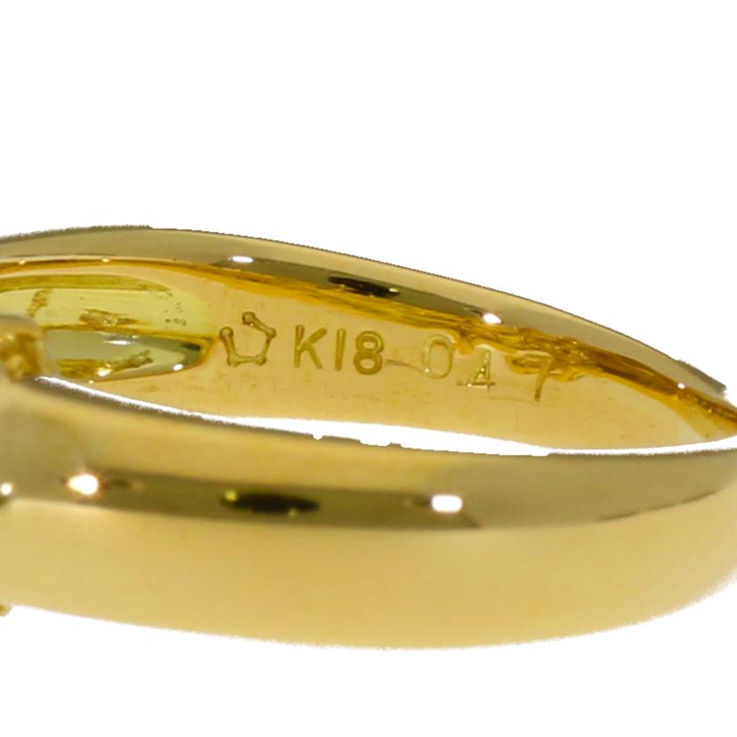 星の砂/K18ダイヤリング0.47ct//Aランク/75