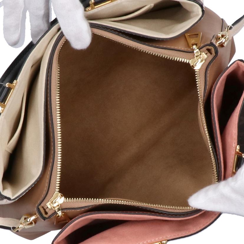 LOUIS VUITTON ルイヴィトン ルイ・ヴィトン ビトン ショルダーバッグ ハンドバッグ トートバッグ ブラウン メンズ レディース 定番 人気 LV 斜め掛け 肩がけ/ミルフィーユ/モノグラム/セサミ・ペッシュ/M44255//CA5***/SAランク/75