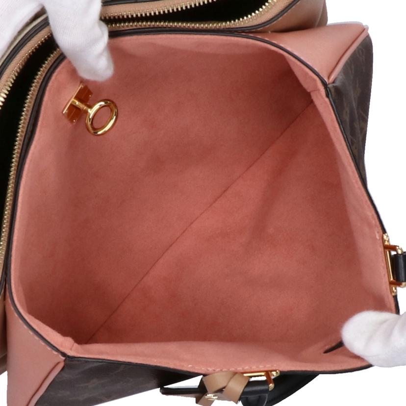 LOUIS VUITTON ルイヴィトン ルイ・ヴィトン ビトン ショルダーバッグ ハンドバッグ トートバッグ ブラウン メンズ レディース 定番 人気 LV 斜め掛け 肩がけ/ミルフィーユ/モノグラム/セサミ・ペッシュ/M44255//CA5***/SAランク/75