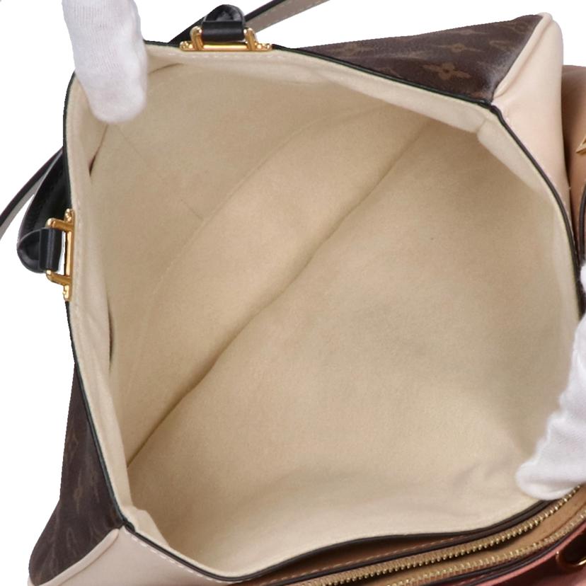 LOUIS VUITTON ルイヴィトン ルイ・ヴィトン ビトン ショルダーバッグ ハンドバッグ トートバッグ ブラウン メンズ レディース 定番 人気 LV 斜め掛け 肩がけ/ミルフィーユ/モノグラム/セサミ・ペッシュ/M44255//CA5***/SAランク/75