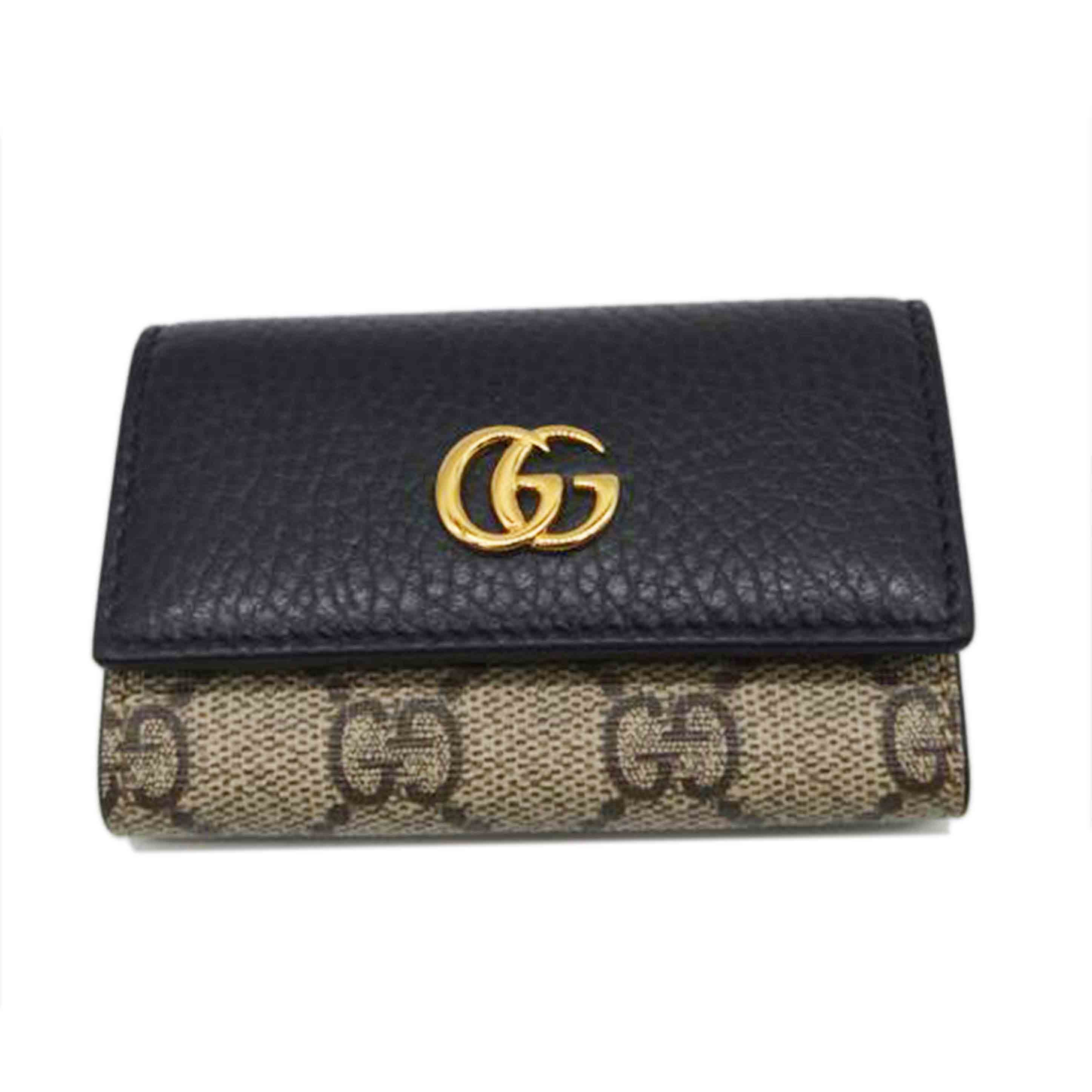 GUCCI グッチ/GGマーモントレザーキーケース6/456118//041*/Aランク/89