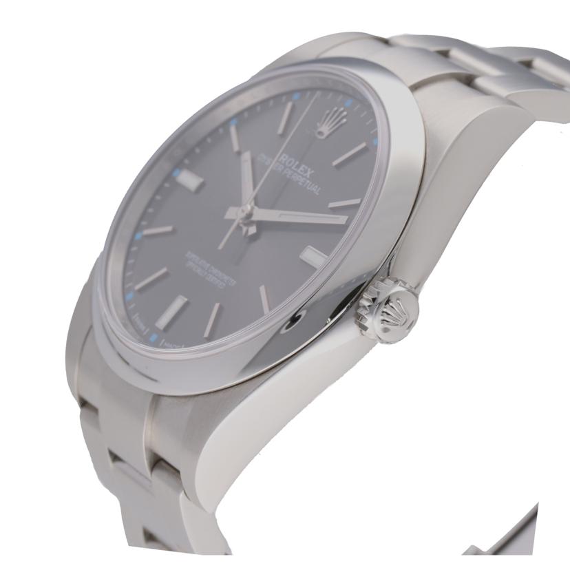 ROLEX ロレックス ランダムシリアル 2016年保証書 ステンレス メンズ/オイスターパーペチュアル39/ダークロジウム/ランダム番/114300//30Q9S936/Aランク/75