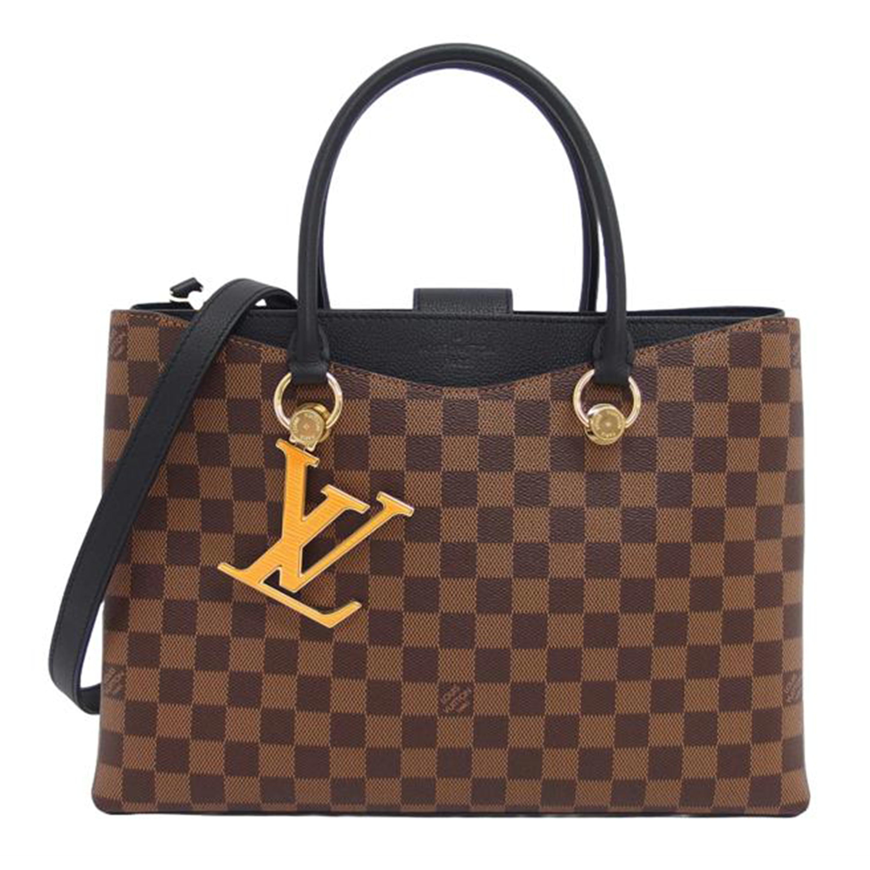LV ルイ・ヴィトン 2WAYバッグ ショルダーバッグ トートバッグ/リバーサイド/ダミエ/エベヌ/N40050 //ICチ***/Aランク/04
