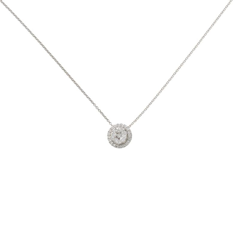 K18WGダイヤネックレス0.36ct//Aランク/95