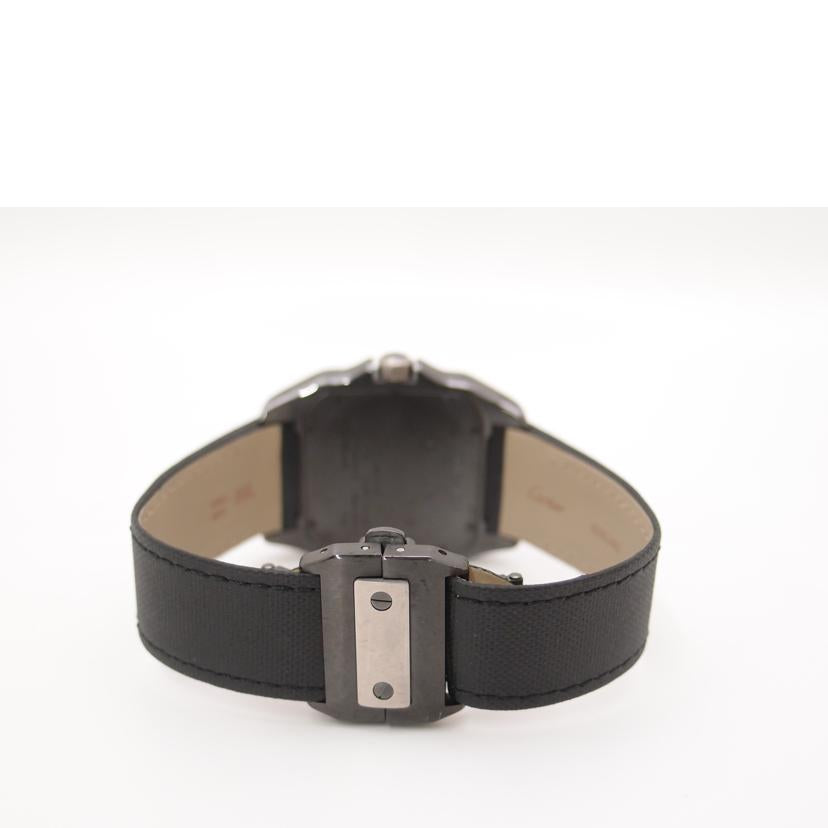Cartier カルティエ 腕時計 チタン ステンレス メンズ 黒/サントス100LM/自動巻き/W2020010//203354PX 2656/Aランク/69