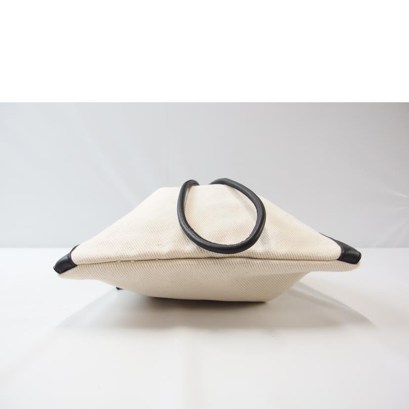 SALON adam et rope/SALON adam et rope キャンバスショルダーバッグ ホワイト//Aランク/83