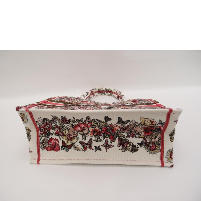 Christian Dior クリスチャン・ディオール トートバッグ キャンバス マルチカラー レディース/ブックトートスモール・バタフライエンブロイダリー/M1296ZRHQ M884//50-MA-1201/SAランク/69