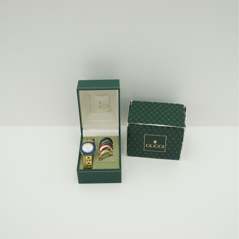 GUCCI グッチ/チェンジベゼル レディースクオーツ/11/12.2//017****/Bランク/75