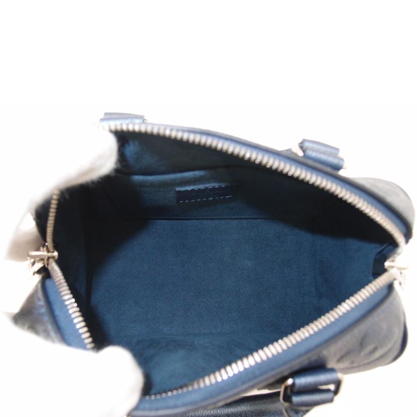 LOUIS VUITTON ルイ・ヴィトン ハンドバッグ モノグラム グレインレザー ネイビーブルー/スピーディ・バンドリエール20/ジャイアント・アンプラント/M58958//RFID内蔵/SAランク/69