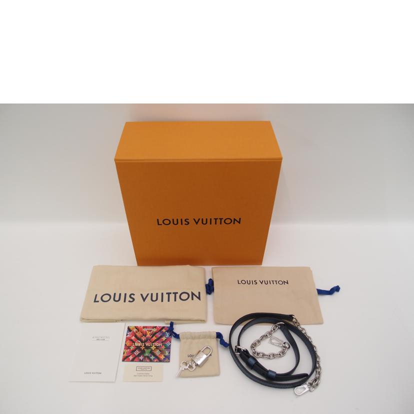 LOUIS VUITTON ルイ・ヴィトン ハンドバッグ モノグラム グレインレザー ネイビーブルー/スピーディ・バンドリエール20/ジャイアント・アンプラント/M58958//RFID内蔵/SAランク/69