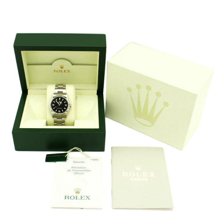 ROLEX ロレックス 腕時計 2005年頃製造 オーバーホール済 新品仕上済 ステンレス メンズ/エクスプローラー1/D番/114270//D313371(2005)/SAランク/75