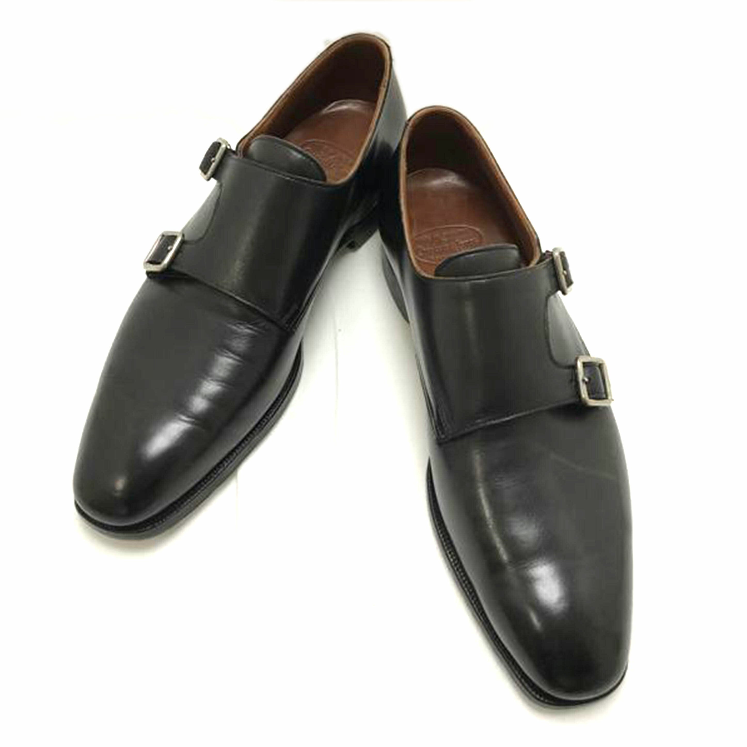 CROCKETT&JONES クリケットアンドジョーンズ/ハンドグレード REPTON ダブルモンクストラップ/9702 1XB//Aランク/51