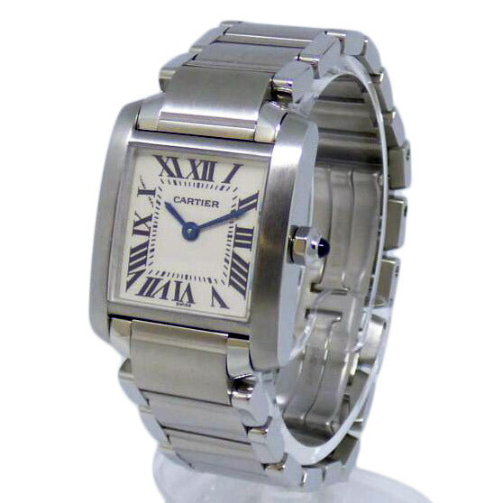 Cartier カルティエ/タンクフランセーズSM/レディース/クオーツ/W51008Q3//2384 CC763381/Aランク/64