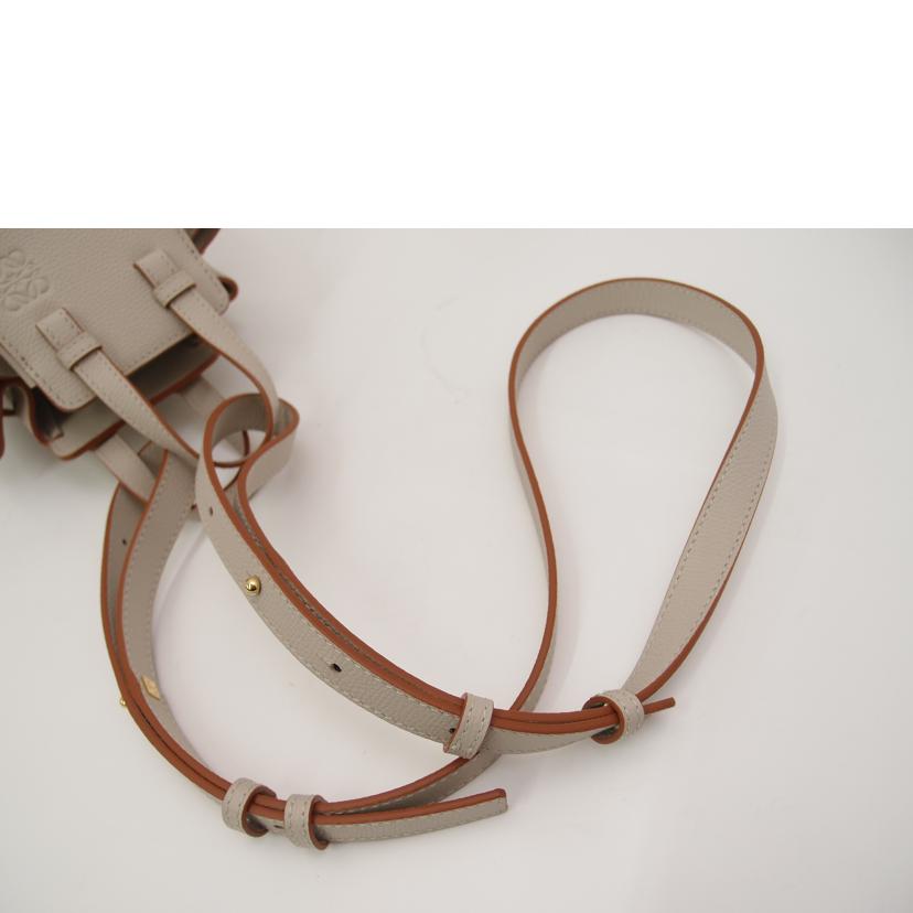 LOEWE ロエベ ハンドバッグ ショルダー 2way カーフスキン レディース/ハンモック・ドローストリングバッグ・ミニ/ライトゴースト/A538V07X10//062116/SAランク/69