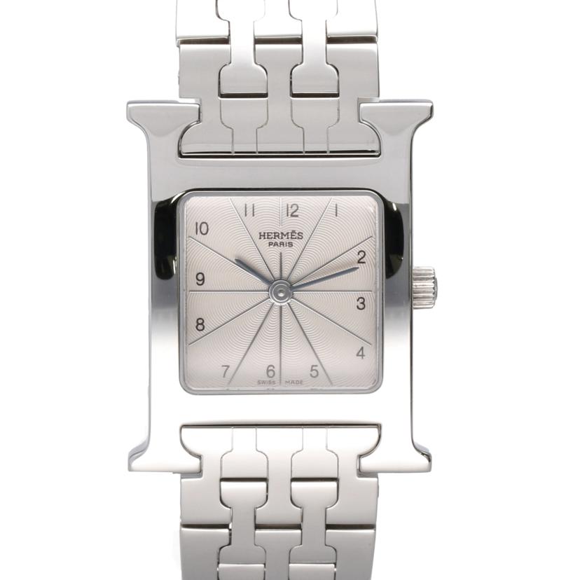 HERMES エルメス/Hウォッチ/ステンレスベルト/レディース/クオーツ//195****/Aランク/75