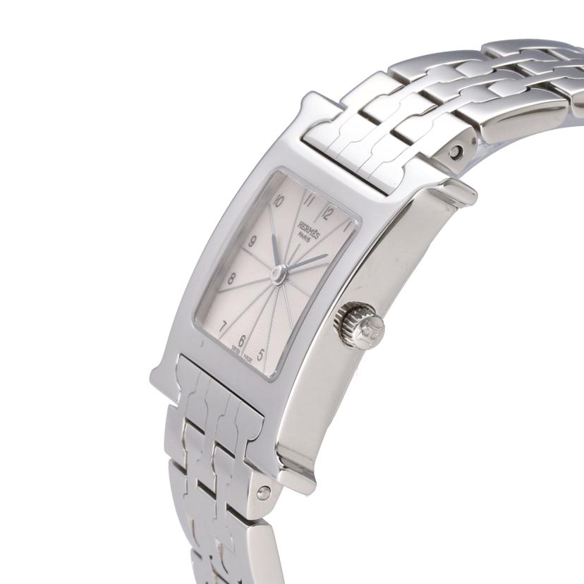 HERMES エルメス/Hウォッチ/ステンレスベルト/レディース/クオーツ//195****/Aランク/75