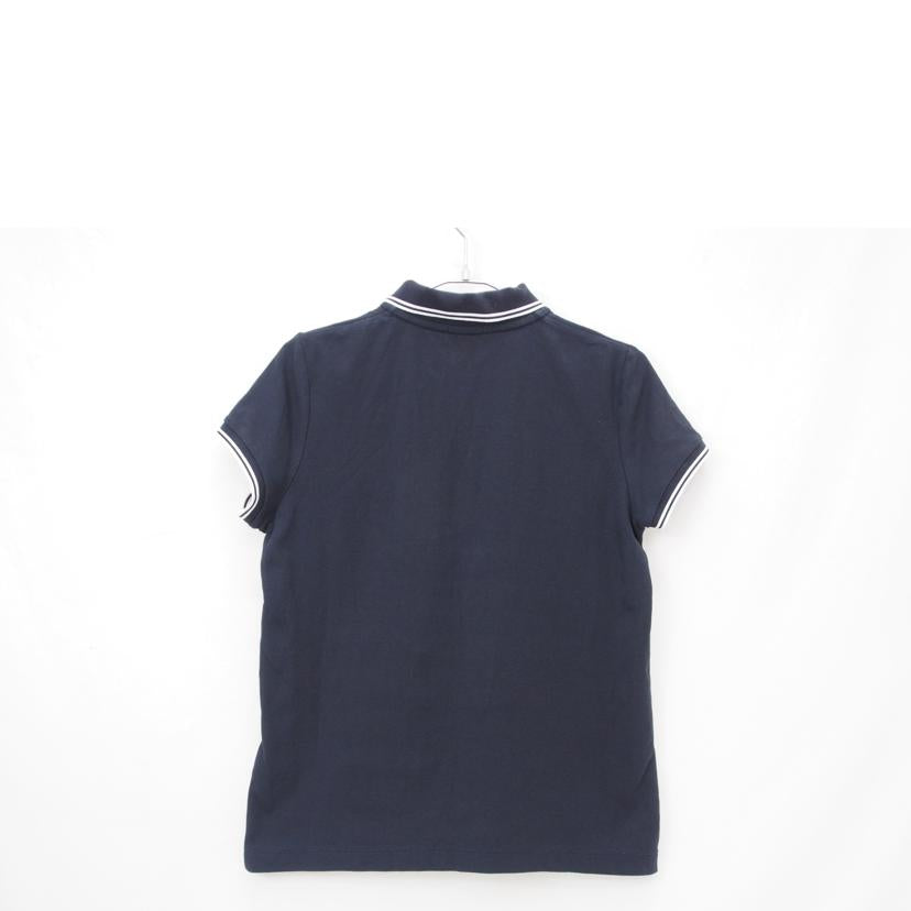 MONCLER 半袖ポロシャツ黒 モンクレール/MONCLER 半袖ポロシャツ黒//Cランク/78