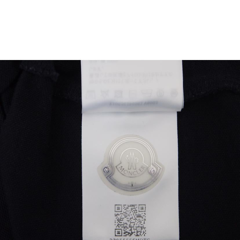 MONCLER 半袖ポロシャツ黒 モンクレール/MONCLER 半袖ポロシャツ黒//Cランク/78