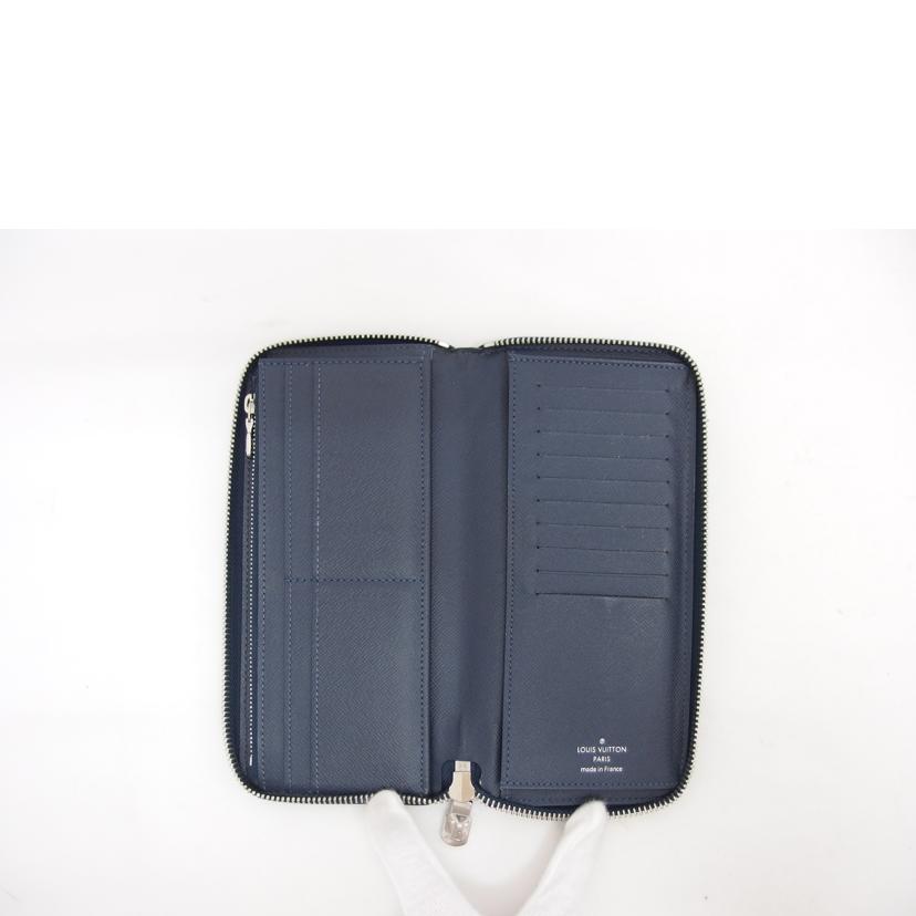 LV ルイ・ヴィトン ラウンドファスナー長財布/ジッピーウォレット/ヴェルティカル/タイガ/ブルーマリーヌ/M30510//ICチ***/ABランク/04