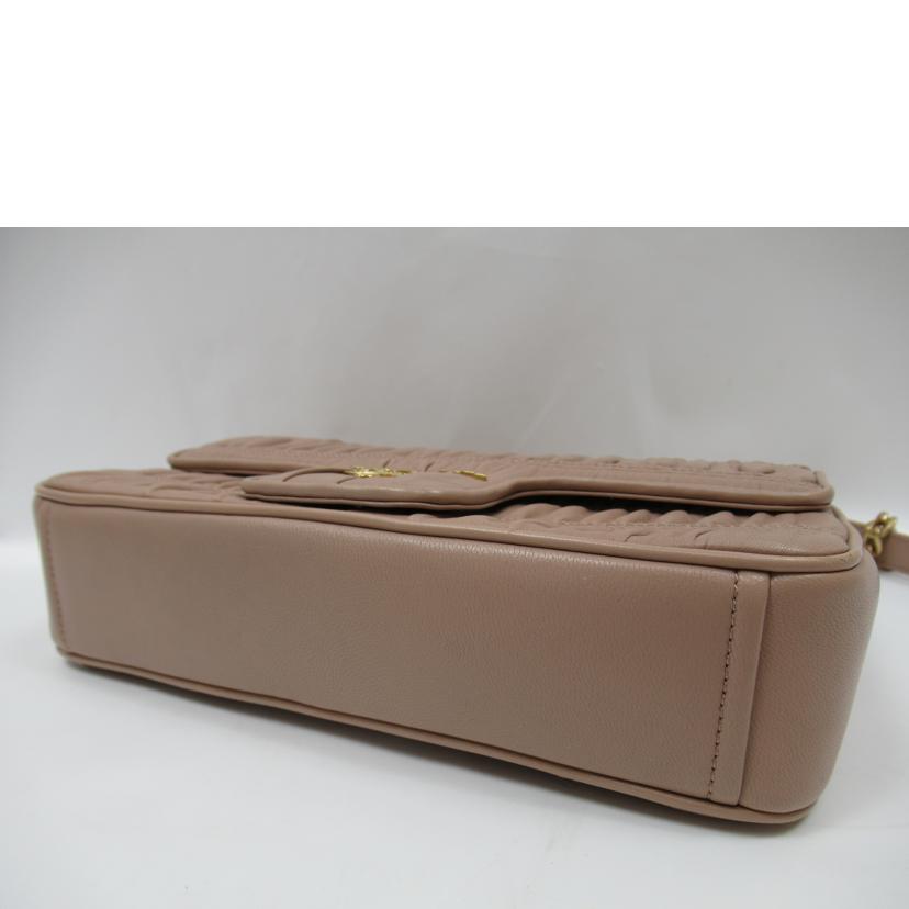 PRADA/チェーンショルダーバッグ/ギャザー/1BD235//ABランク/63