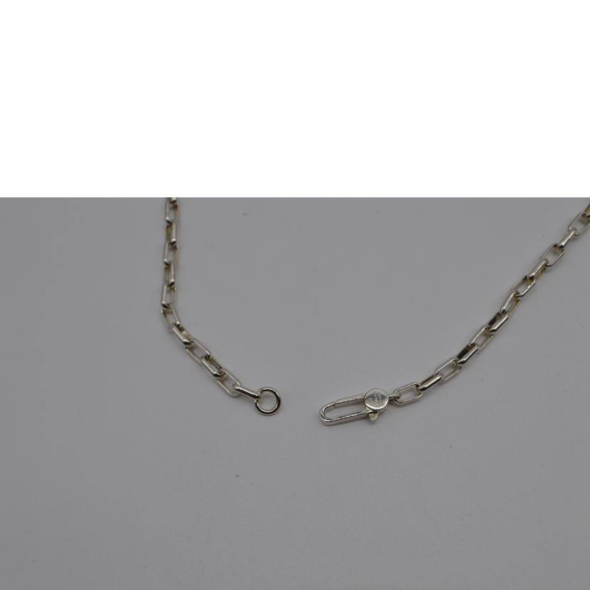 GUCCI グッチ/インターロッキングGシルバーネックレス//Aランク/89