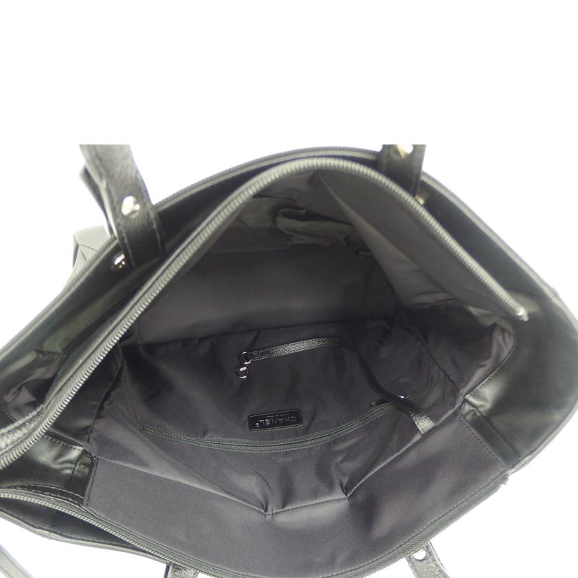 CHANEL シャネル/パリビアリッツトートMM 黒//13589519/Aランク/82