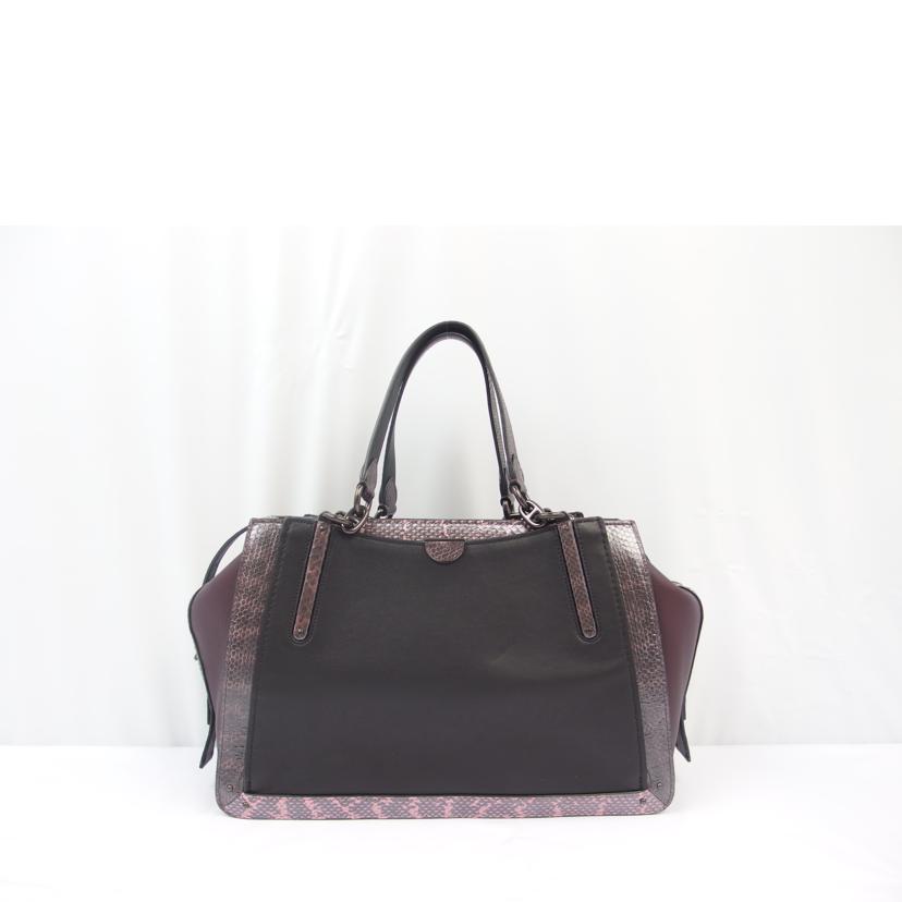 COACH コーチ/ドリーマー36カラーブロックスネークスキン/2way/76459//E1992/ABランク/83