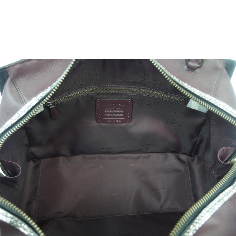 COACH コーチ/ドリーマー36カラーブロックスネークスキン/2way/76459//E1992/ABランク/83