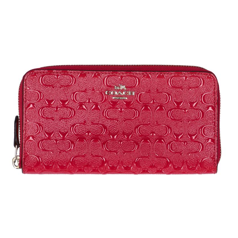 COACH コーチ/デポスドシグネチャーパテントジップアラウンド/F54805//A1777/ABランク/75