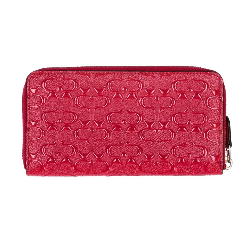 COACH コーチ/デポスドシグネチャーパテントジップアラウンド/F54805//A1777/ABランク/75