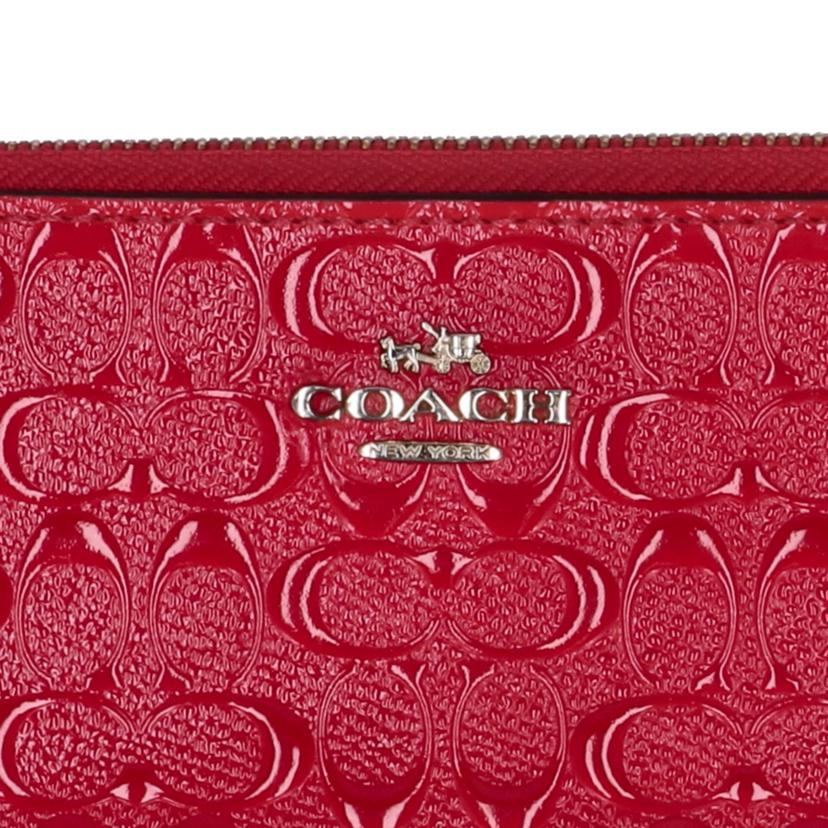 COACH コーチ/デポスドシグネチャーパテントジップアラウンド/F54805//A1777/ABランク/75