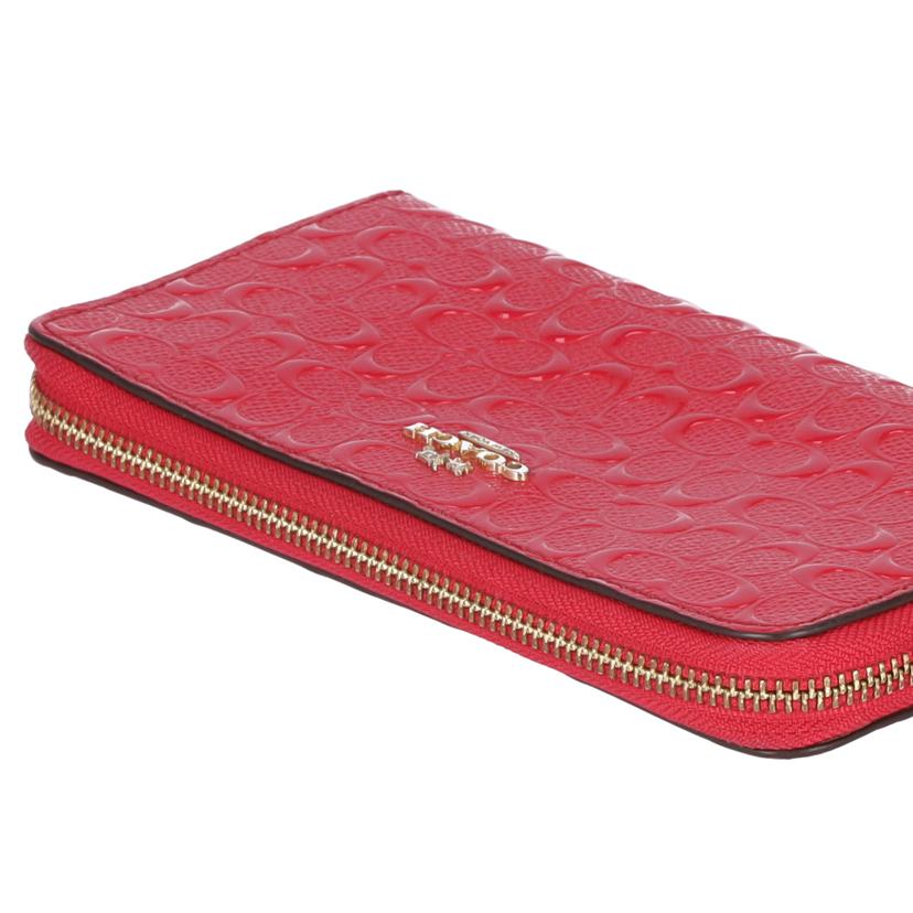 COACH コーチ/デポスドシグネチャーパテントジップアラウンド/F54805//A1777/ABランク/75