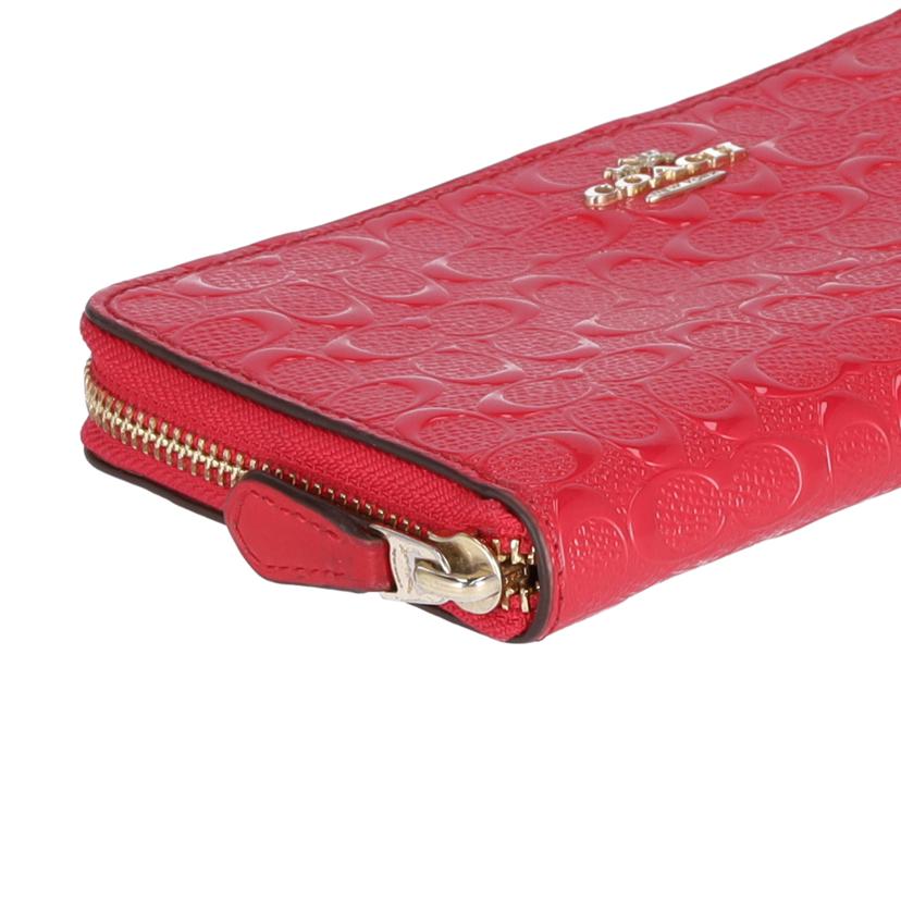 COACH コーチ/デポスドシグネチャーパテントジップアラウンド/F54805//A1777/ABランク/75