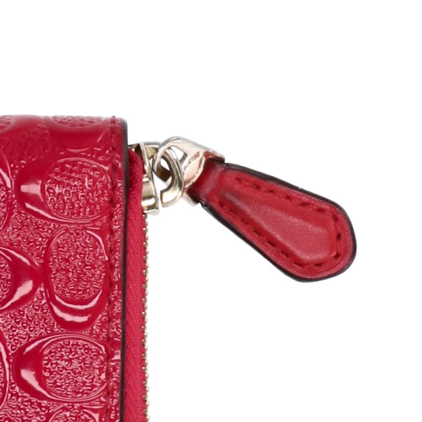 COACH コーチ/デポスドシグネチャーパテントジップアラウンド/F54805//A1777/ABランク/75