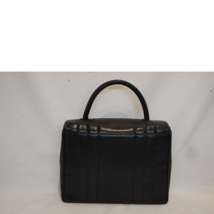 CHANEL シャネル/マドモアゼルデカココマークキャビアスキンハンド/ //読取不*/Aランク/92