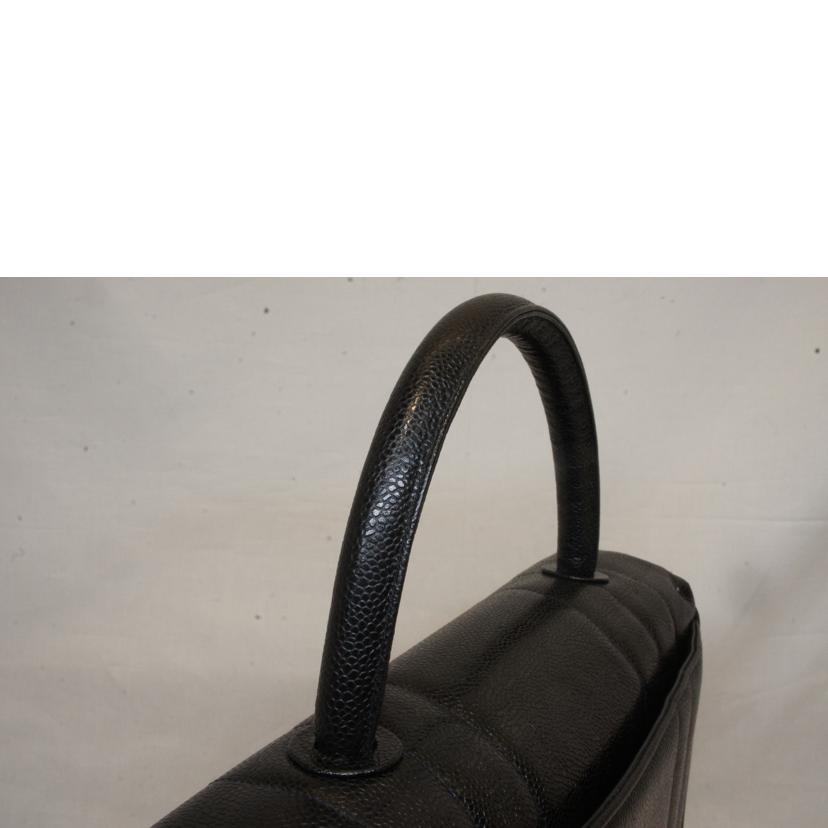 CHANEL シャネル/マドモアゼルデカココマークキャビアスキンハンド/ //読取不*/Aランク/92