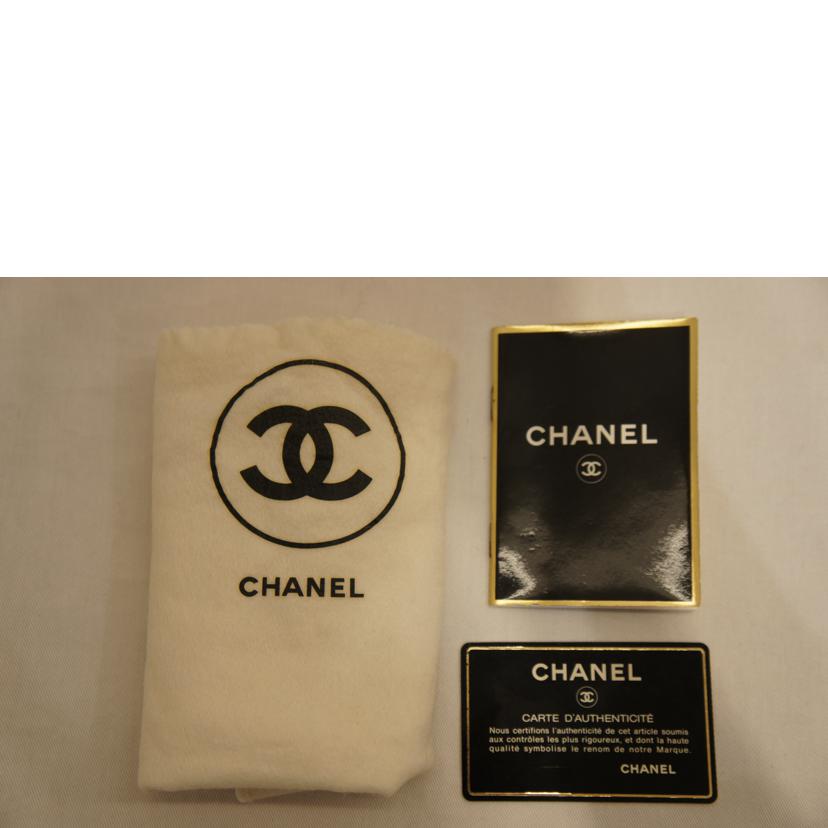 CHANEL シャネル/WフラップラムスキンチェーンショルダーG金具//325****/Aランク/92