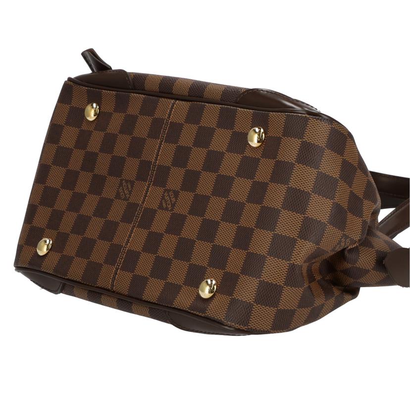 LOUIS VUITTON ルイヴィトン ルイ・ヴィトン ビトン ダミエ・エベヌ 市松模様 ブラウン 茶 ショルダーバッグ ハンドバッグ トートバッグ ブラウン メンズ レディース 定番 人気 LV 斜め掛け 肩がけ/ヴェローナPM/ダミエ/エベヌ /N41117//DU2***/ABランク/37