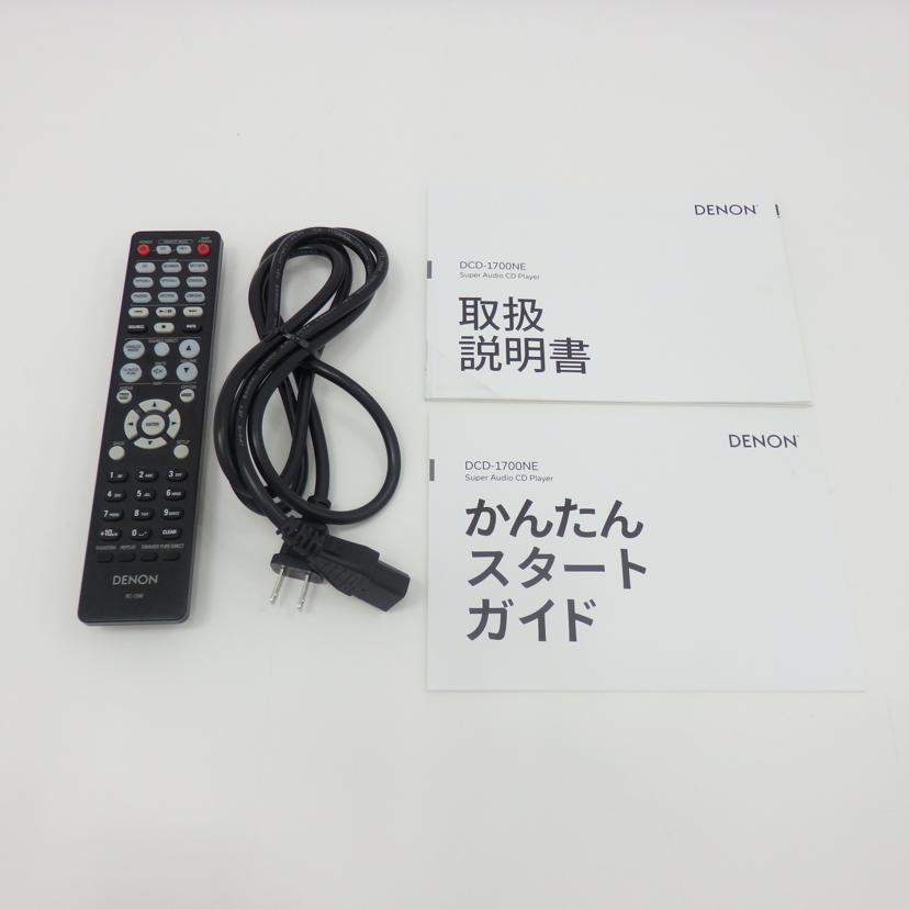 DENON デノン/CDプレーヤー/DCD-1700NE/DCD-1700NE//DCCN122200288/ABランク/77