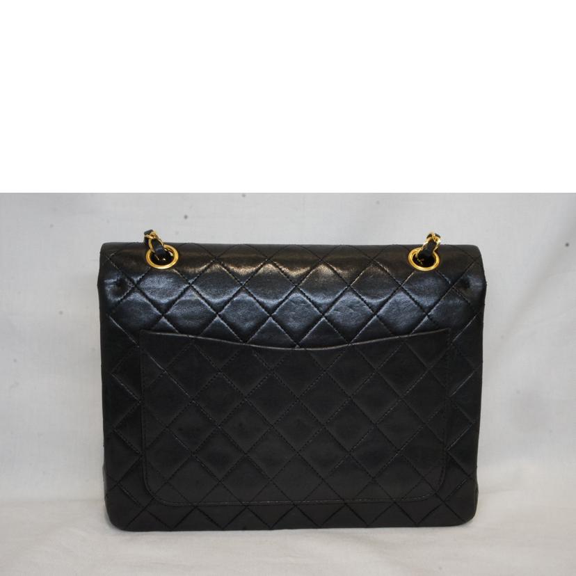 CHANEL シャネル/マトラッセラムスキンチェーンショルダーWフラップ//483****/Aランク/92
