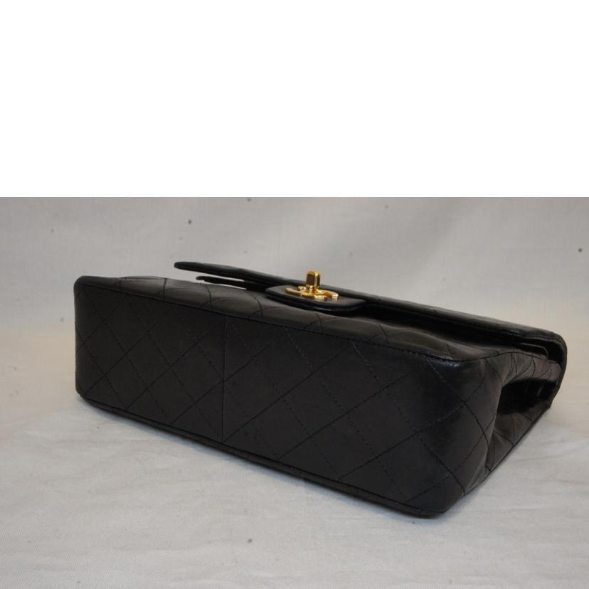 CHANEL シャネル/マトラッセラムスキンチェーンショルダーWフラップ//483****/Aランク/92